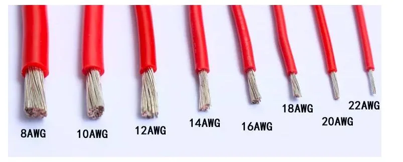 High Temperature Wire 1AWG 4AWG 8AWG 10 12 14 16 18 20 24 26 28 30 32 AWG Guage Super Flexible Silicone Wire