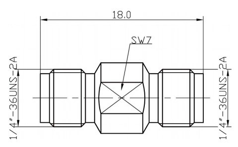 DC~27g 3.5mm Female to 2.92mm Female RF Coaxial Connector