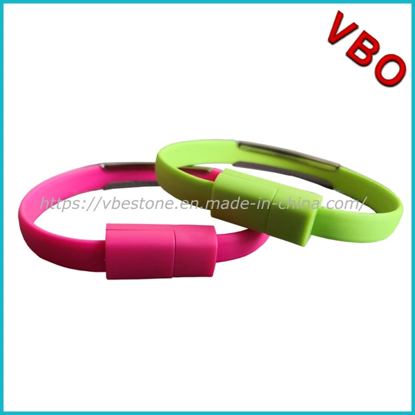 Bracelet Wrist Band USB Charger Charging Data Sync Cable for Android Micro USB and iPhone