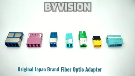 Adattatori per fibra ottica Suncall serie FC LC Sc MPO Simplex/Duplex/Quad monomodale/multimodale Om3/Om4/APC Adattatori per fibra ottica standard o ibridi in plastica di Byvision